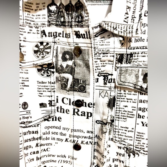 PLT Newspaper Denim Jacket - Picture 8 of 9